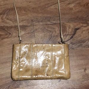 The by Mervyns genuine snake skin clutch purse